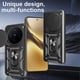 thumbnail image 2 of For vivo X200 5G Case with Slide Camera Lid PC + TPU Kickstand Phone Cover - Green, 2 of 5