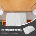 thumbnail image 5 of Memory Foam Floor Mat Bathroom Cushion Decorative Area Rugs Non Skid Shower Slip Bottom Pvc Non-slip, 5 of 6