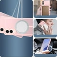 thumbnail image 6 of Designed for Samsung Galaxy S25 Edge Magnetic Phone Case,Precision Lens Hole Protection,Compatible with Mag-Safe,Ultra Slim,Shockproof Anti-Scratch Anti-fall Translucent Matte Phone Case,Pink, 6 of 6