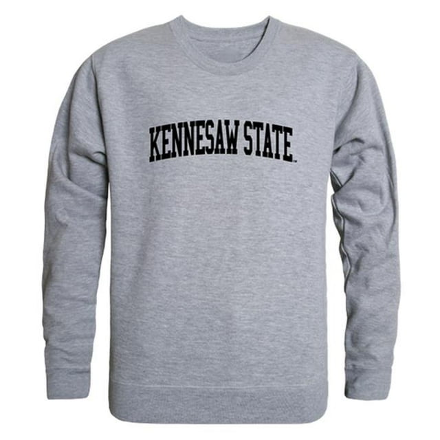 W Republic 543-320-HGY-04 Kennesaw State University GameDay Crewneck T-Shirt, Heather Grey - Extra Large