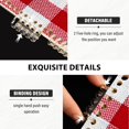 thumbnail image 4 of Haosy Red and White Checkered Notebooks 1-subject Journal 60 Sheets A5 College Ruled Paper Detachable Ring 8.3"x5.7", 4 of 8