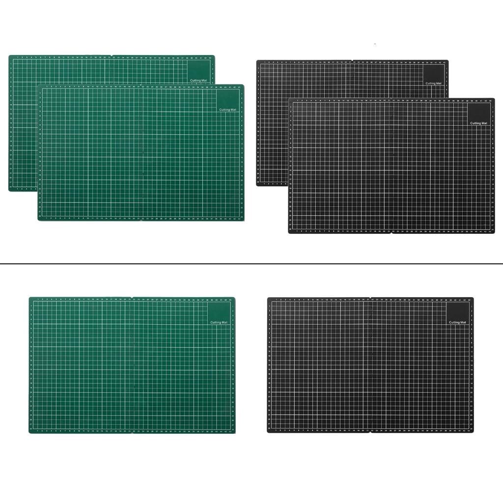 Giaone 2Pieces Waterproof Foldable Rotating Cutting Mat Folding Work Mat Suitable for Jewelry Craft Applications