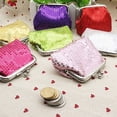 thumbnail image 4 of HLONK Mode Femmes Paillettes Boucle Mini Porte-Monnaie Pochette Portefeuille Pratique Sac, 4 of 8