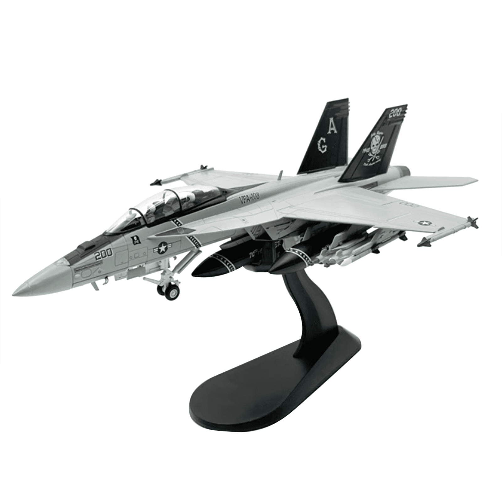 1/72 Scale American F/A-18F Super Hornet Alloy Aircraft Model High Simulation Collectible Display for Aviation Enthusiasts