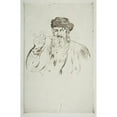 thumbnail image 2 of Édouard Manet 13x18 Black Ornate Wood Framed Double Matted Museum Art Print Titled - The Smoker (The Smoker) (1879-82), 2 of 5