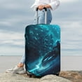 thumbnail image 7 of Gukieu Futuristic Jet Ski Adventure Print Suitcase Protective Cover, Elastic Zipper Buckle Suitcase Protective Cover, Suitable for Travel, Business Trip-Large, 7 of 7