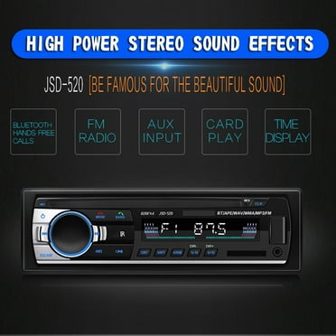 PYLE PLR14MPF - In-Dash AM/FM-MPX MP3 Shaft Style Dual Knob Radio w/USB ...