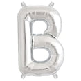 thumbnail image 6 of Efavormart 16" Shiny Metallic Silver Mylar Foil Alphabet Letter and Number Balloons, 6 of 10