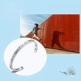 thumbnail image 6 of Birthday Gifts for Her Birthday Bracelets,12th Sweet Stainless Steel Engraved Cuff Bangle,Birthday Jewelry, Ideas, 6 of 6