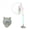 Green, variant on mdesiwst Cat Tease Toy with Suction Cup Interactive Cat Toy Press Lock Sticks on Floors Cat Wand Toy Flexible Steel Wire Cat Feather Toy