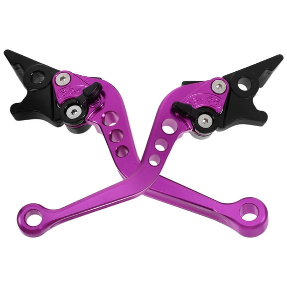FRCOLOR  2 Pcs Brake Lever Replacements Clutch Motorcycle Handle Purple