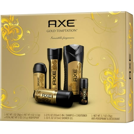 axe gold temptation holiday gift set 5 pc walmart com axe gold temptation holiday gift set 5 pc walmart com