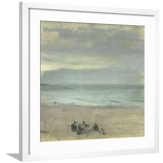 Marine, Scenic Framed Art Print Wall Art by Edgar Degas