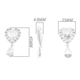 thumbnail image 4 of Abbracc 10Pcs Rhinestone Heat Pendant Buttons Bling Fashion Embellishments for Necklace, 4 of 9