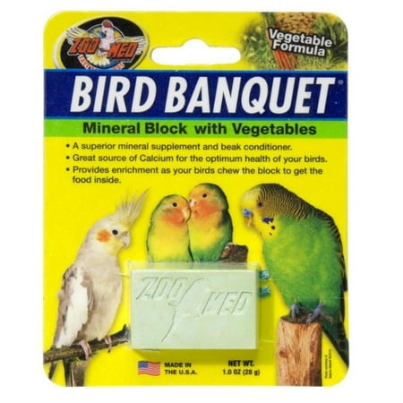 UPC: 0097612118209 | Zoo Med Bird Banquet Vegetable Block – 1 Count