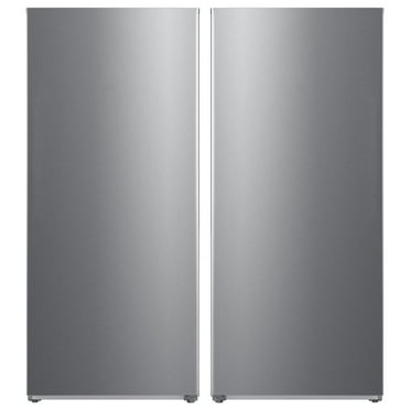 FORTÉ 21 Cu ft 33 inch Stainless Steel Left and Right Door Refrigerator Combination Freezer