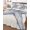Indigo, Cream, Slate, Navy, variant on Quilts Queen Size Bedding Set, Blue Starfish Coastal Reversible Summer Quilt 3 Pieces, Summer Beach Nautical Beige Lightweight Bedspreads Coverlets with 2 Pillow Shams for All Seasons