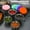 Multicolor, variant on Food Storage Container,kitchen Storage Containers, 304 Stainless Steel Sauces Cup Sauces Cup 70ml Including Plastic Lid Style Dipping Sauces Small Plates Outdoor BBQ Sauces Plates 6pcs