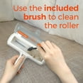 thumbnail image 3 of Pet Hair Remover Roller with Clear DustBin Lid for Couch, Carpet (Orange), 3 of 6