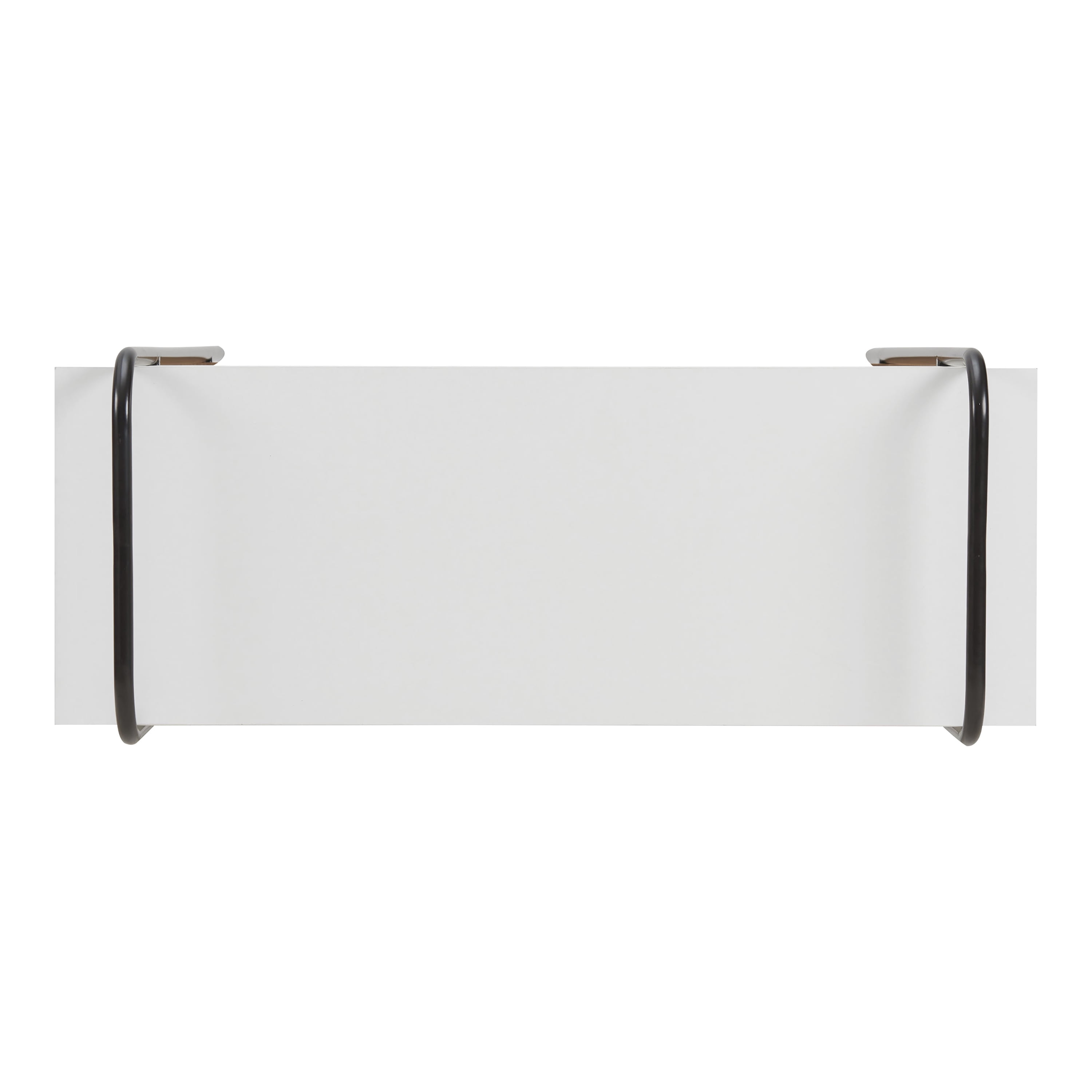 Furniture of America Shaye 2-Shelf Wood White Console Table