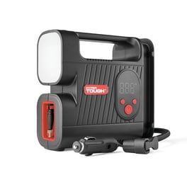 Hyper Tough DC 12V Portable Analog Tire Inflator Tire Pump Black Walmart