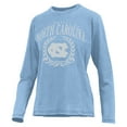 thumbnail image 2 of Women's Pressbox Carolina Blue North Carolina Tar Heels Chandler Olive Leaf Arch Long Sleeve T-Shirt, 2 of 3