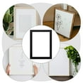 thumbnail image 3 of SHINYPASING Photo Display Frames 2Pack for Displaying Artworks and Certificates in Black, 3 of 8