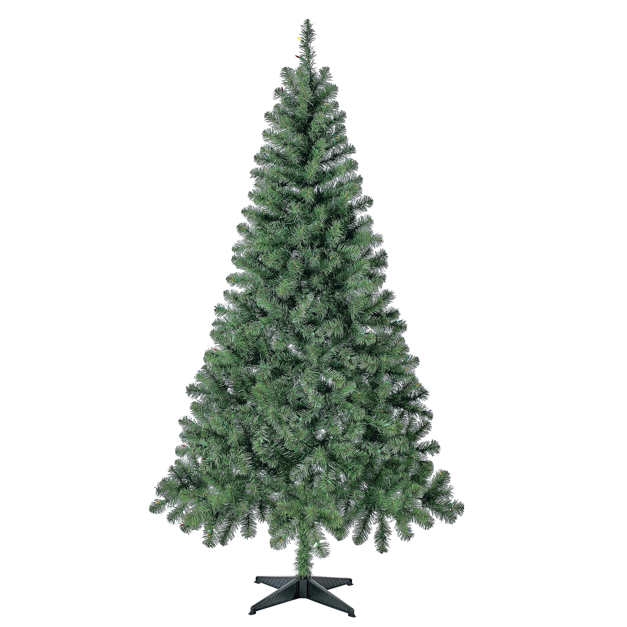Holiday Time Prelit 300 Multicolor Incandescent Lights, Madison Pine Artificial Christmas Tree, 6.5' - image 4 of 7