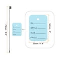 thumbnail image 2 of Price Tags and Hang Tag String Clothing Tag, 2"x1.4" Blue String Tags for Clothes, Retail Store 250 Set, 2 of 6