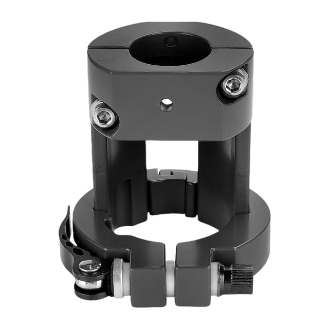 Abrazadera para plegado de scooter,Abrazadera de sujeción para tubo de scooter plegable,Piezas de bloqueo resistentes con varilla vertical para patinetas de exterior,Equipo de sujeción Negro