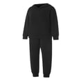 thumbnail image 3 of Women 2 Piece Tracksuits Solid Color Hoodie Sweatshirt and Sweatpants, 3 of 9