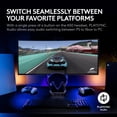 thumbnail image 3 of Logitech G Astro A50 Omni-Platform Wireless Gaming Headset + Base Station for PS5, Xbox, PC: PLAYSYNC Audio Switcher, <16 bit/48kHz (Console), <24 bit/48 kHz (PC), 24hr Battery, 2.4GHz &amp; BT - Black, 3 of 5