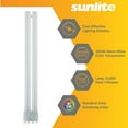 thumbnail image 2 of Sunlite FT36DL/830/10PK Compact Fluorescent 36W Twin Tube Light Bulbs, 3000K Warm White Light, 2G11 Base, 10 Pack, 2 of 6