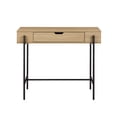 thumbnail image 3 of Contemporary 1-Drawer Wood Entry Table - Oak / Black, 3 of 6