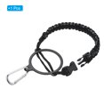 thumbnail image 3 of Uxcell Water Bottle Holder, Paracord Handle Strap Carrier Gray Camo, Black, 3 of 6