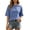 0630S*Blue, variant on Plus Sized T Shirts for Womens Trendy Loose Fit Short Sleeve Tops Summer Jesus Printed Going out Graphic Tees Shirts 0630S*Green XL