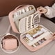 thumbnail image 5 of Neceser de Poliuretano Multifuncional Tres En Uno con Compartimentos para Cosméticos, Organizador Portátil de Gran Capacidad para Brochas de Maquillaje, Ideal para Viajes. Disponible En Blanco, Rosa,, 5 of 6