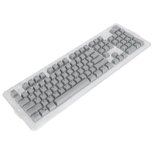 Teclas de 106 teclas OEM Altura Dos colores Inyección firmeza Teclas opacas OPQ para teclado mecánico de 61/87/104 teclas Letras negras gris claro