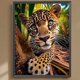 thumbnail image 1 of Cuadros Decorativos Diamond Painting 5D DIY taladro cuadrado completo leopardo decoración del hogar (ZQA1030) Wdftyju embutido en tela, 1 of 9