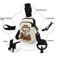 thumbnail image 5 of HELLHERO Cross Body Purse for Unisex Polyester Women Crossbody Bag with with Zipper Elephant Butterfly, 5 of 7