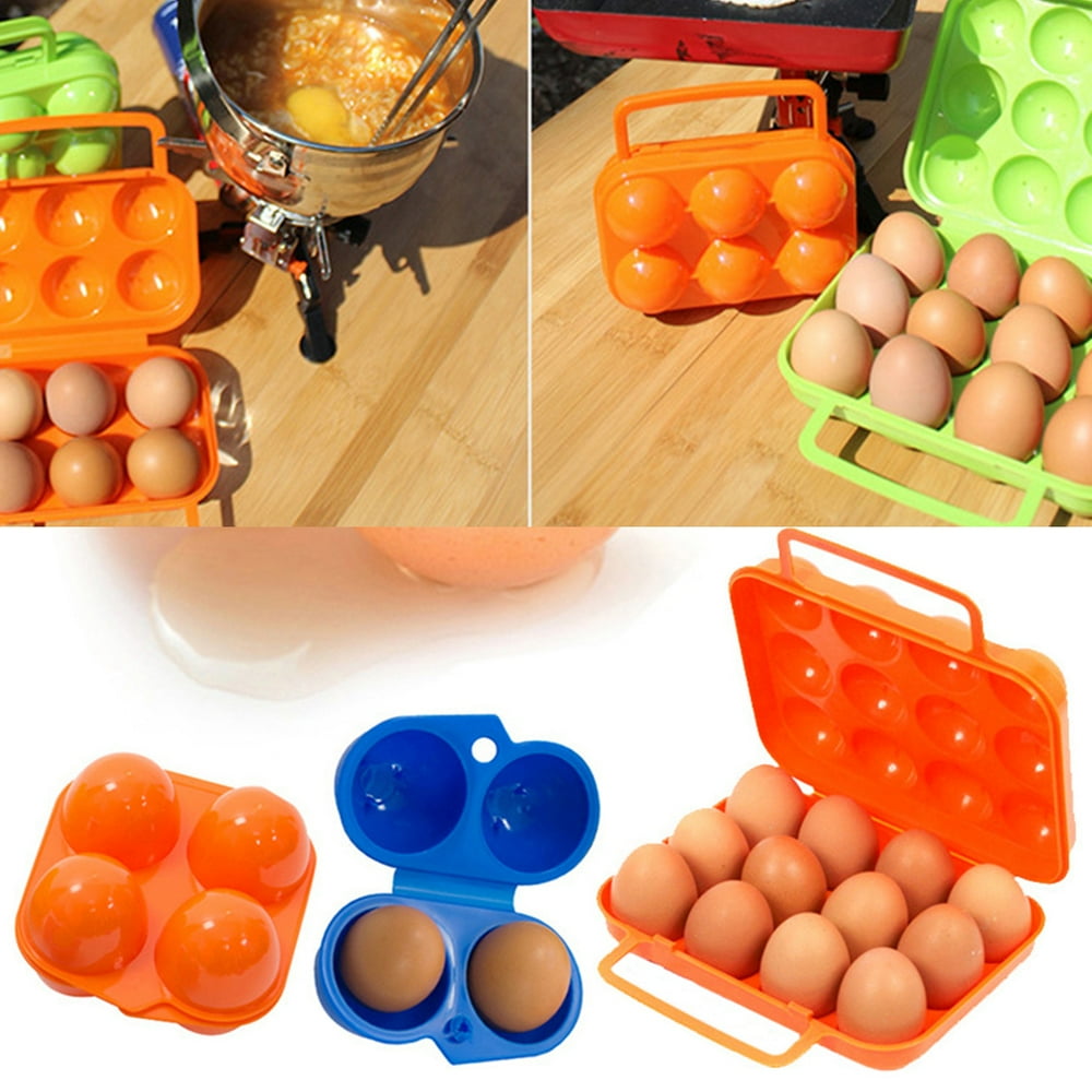 Cheers.US Portable Camping Carrier For Eggs Case Box Kitchen Convenient