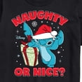 thumbnail image 3 of Lilo & Stitch - Naughty Or Nice - Men's Short Sleeve Graphic T-Shirt, 3 of 5