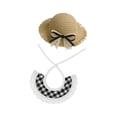 thumbnail image 2 of Traje de ganso, ropa de ganso de cemento, sombrero y collar, se adapta a estatuas de 23 y 17 pulgadas, accesorios de disfraz para porche, jardín patio, 2 of 6