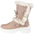 thumbnail image 3 of Women's Journee Collection Polar Mid Calf Boot Blush Faux Suede/Faux Leather 6 M, 3 of 4