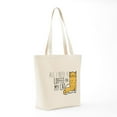 thumbnail image 7 of CafePress - All I Need Is Coffee And My Cat Tote Bag - Unisex Canvas Tote Bag, Beige, 1-Piece, 7 of 7