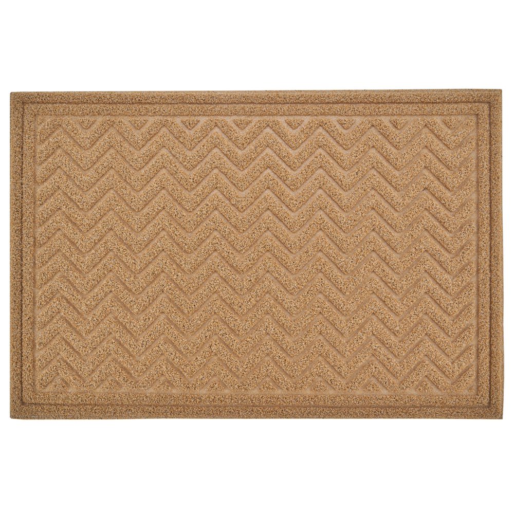 Superio Natural Chevron Coir Doormat? Indoor and Outdoor Entry Floor