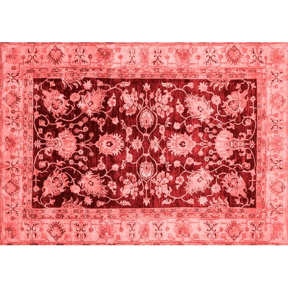 Ahgly Company Indoor Rectangle Oriental Red Traditional Area Rugs, 2' x 4'