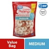 Great Value Frozen Cooked Medium Peeled Deveined Tail-On Shrimp, 24 oz Bag (41-60 count per lb)