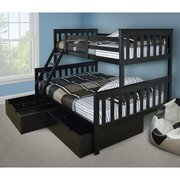 VersaLoft Mission Twin over Full Bunk Bed