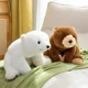 thumbnail image 1 of Muñeco de peluche de oso Polar de simulación suave Kawaii, almohada de decoración de dormitorio, lindo bebé, niño, novia, regalo de cumpleaños446, 1 of 5